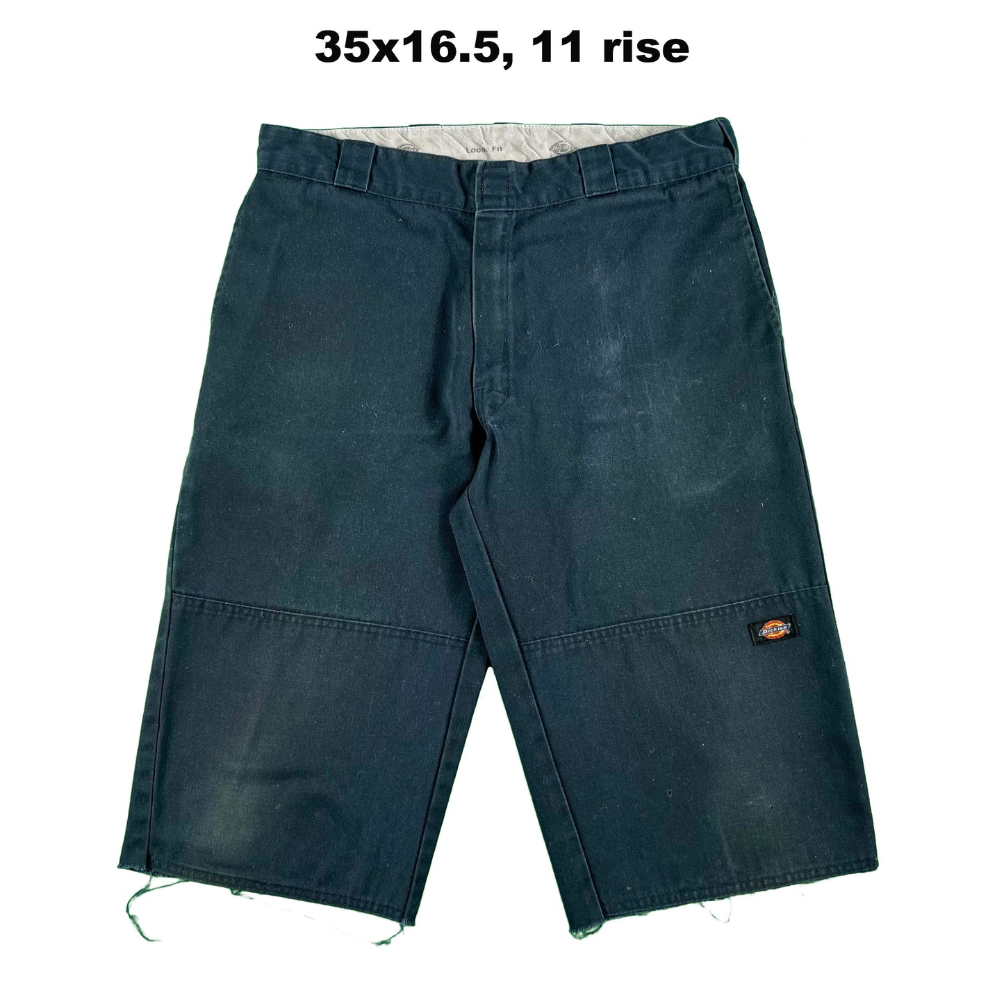 Dickies Navy Blue Double Knee Capris- SELECT PAIR