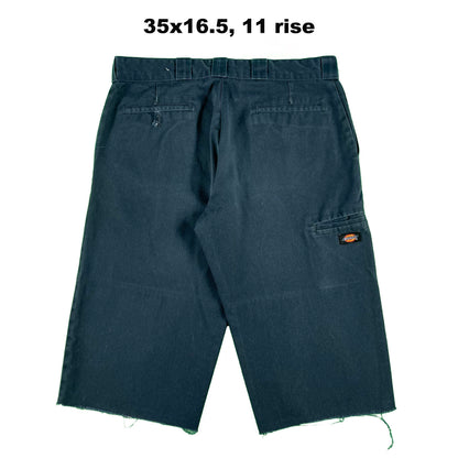 Dickies Navy Blue Double Knee Capris- SELECT PAIR