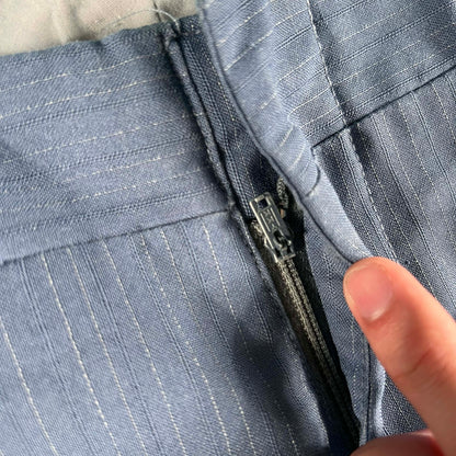 80s Painted Pinstripe Trousers- 30x26
