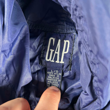 90s Gap Nylon Hooded Anorak- L