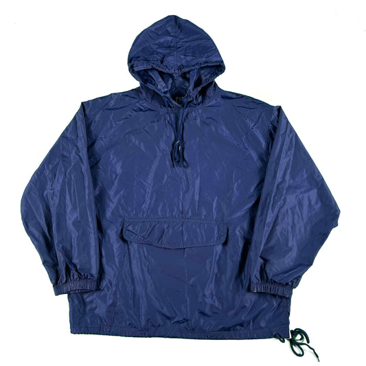 90s Gap Nylon Hooded Anorak- L