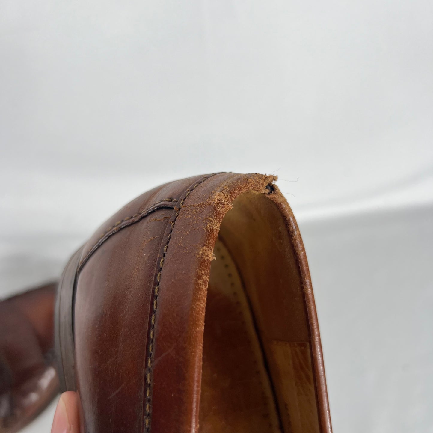 90s Brown Leather Buckle Tassel Loafers- M's 11, W's 12.5