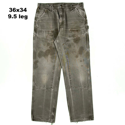 Carhartt Moss Green Double Knees- SELECT PAIR