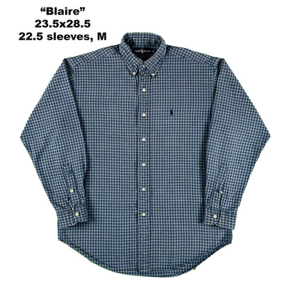 Vintage Ralph Lauren 100% Cotton Button Up Shirts- SELECT SHIRT
