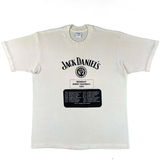 1991 Jack Daniel's Monday Night Football Tee- L