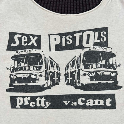 80s Sex Pistols Chop Tee & Waffle Knit Thermal- XL
