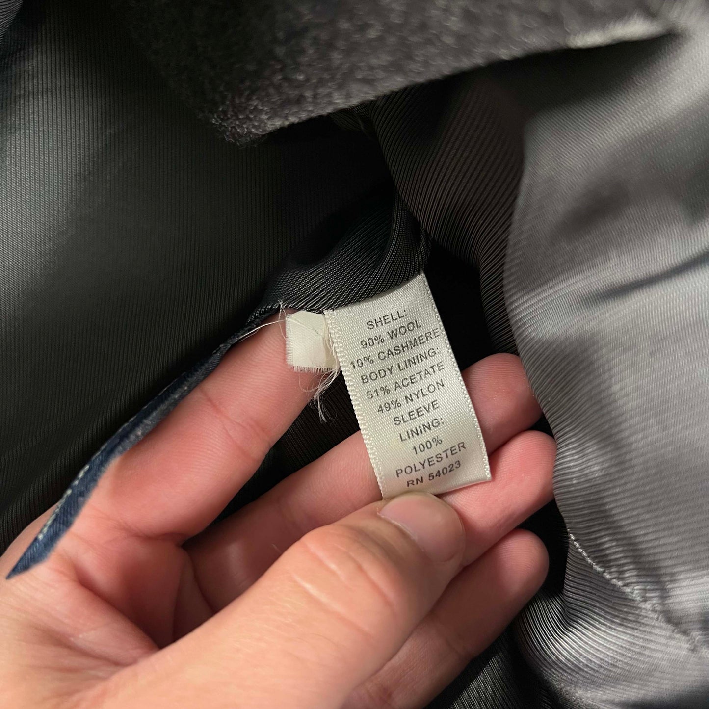 2006 Banana Republic Dark Grey Wool Coat- S