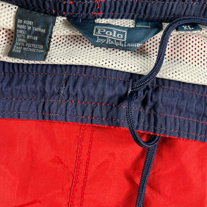 90s Polo Ralph Lauren Nylon Swim Trunks- XL