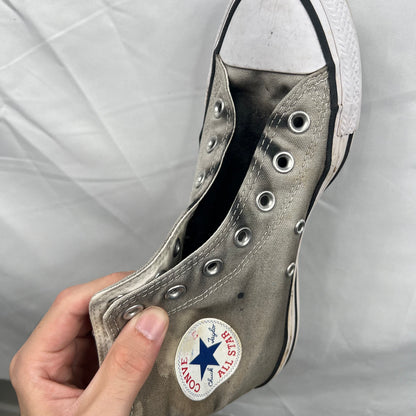 Sun Faded Black High Top Converse- M's 5.5, W's 7
