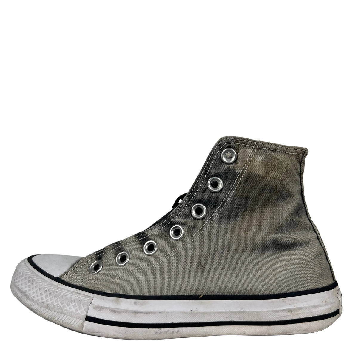 Sun Faded Black High Top Converse- M's 5.5, W's 7