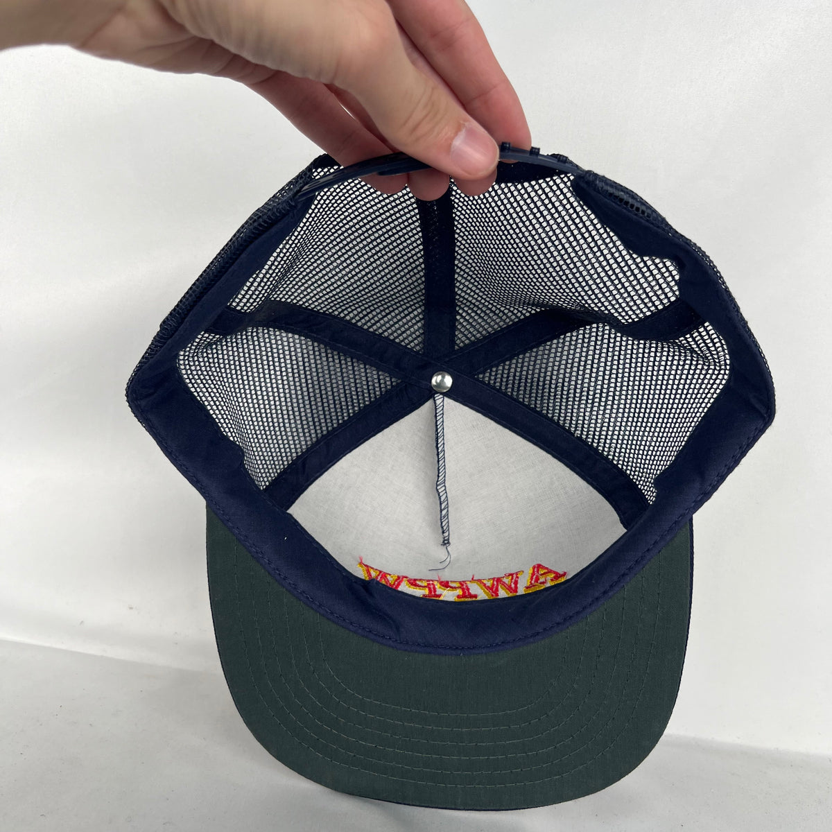 80s/90s AWPPW Navy & Camo Trucker Hats- SELECT HAT