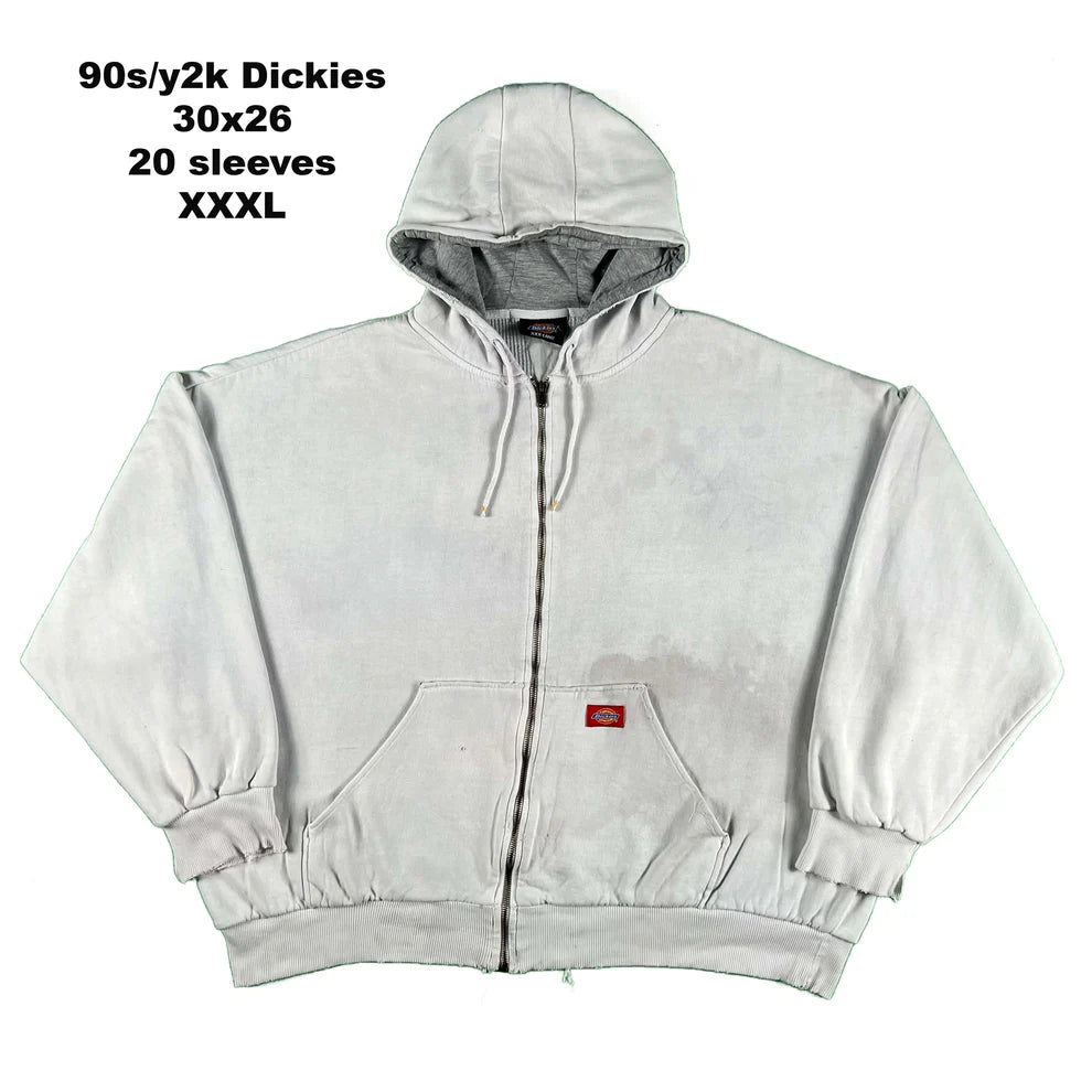 Vintage Dickies Waffle Lined Zip Up Hoodies- SELECT SWEAT – Plum Vintage Dickies Waffle Lined Zip Up Hoodies- SELECT SWEAT – Plum