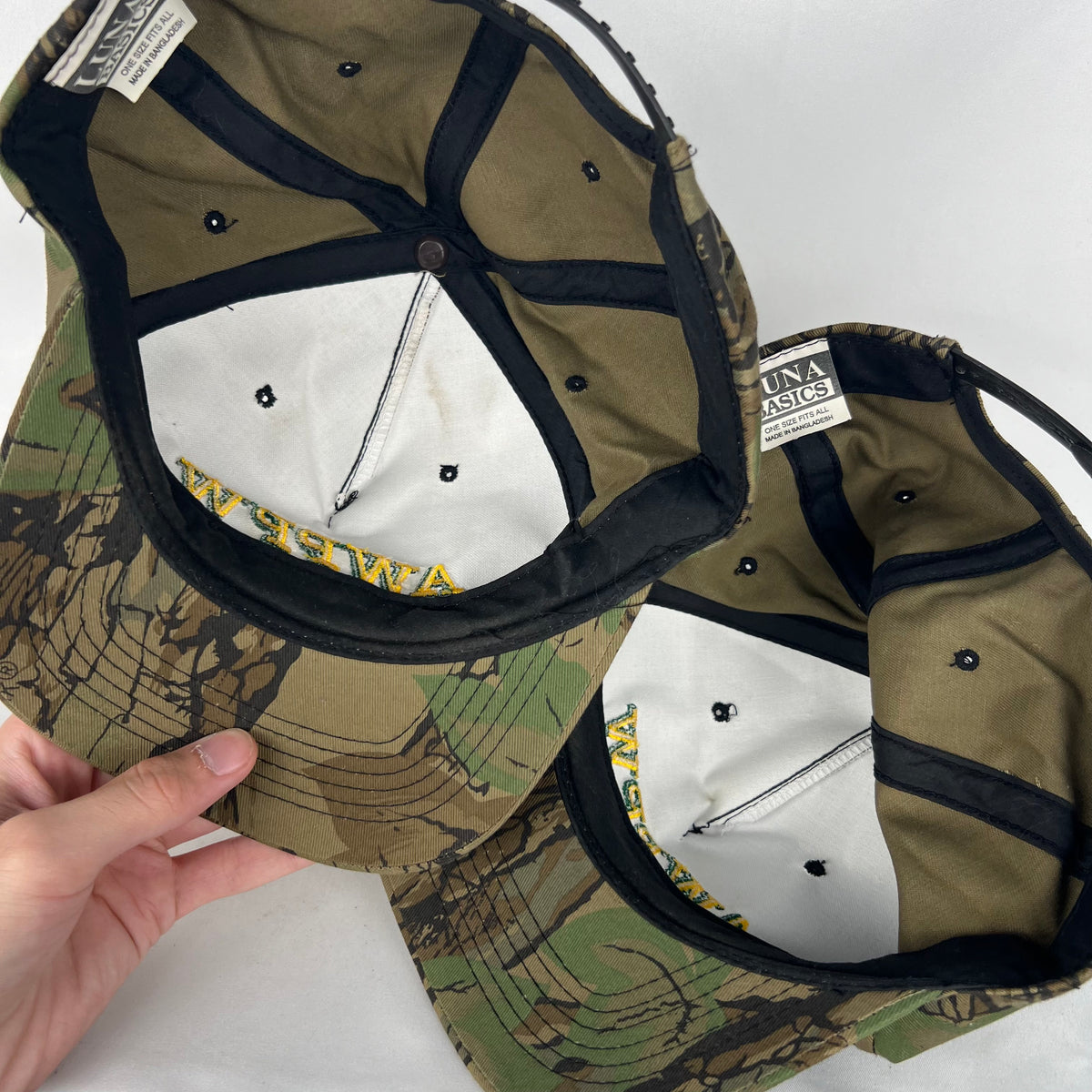 80s/90s AWPPW Navy & Camo Trucker Hats- SELECT HAT