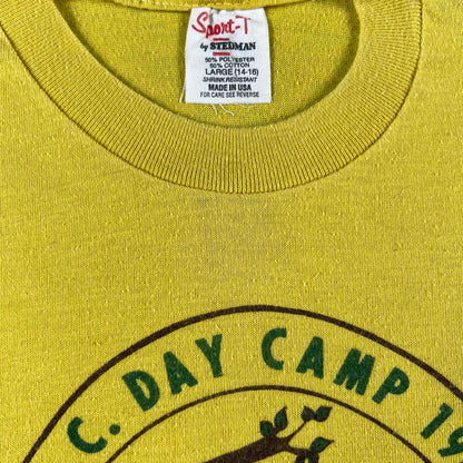 80s Cub Scouts Racoon Day Camp Tee- XS