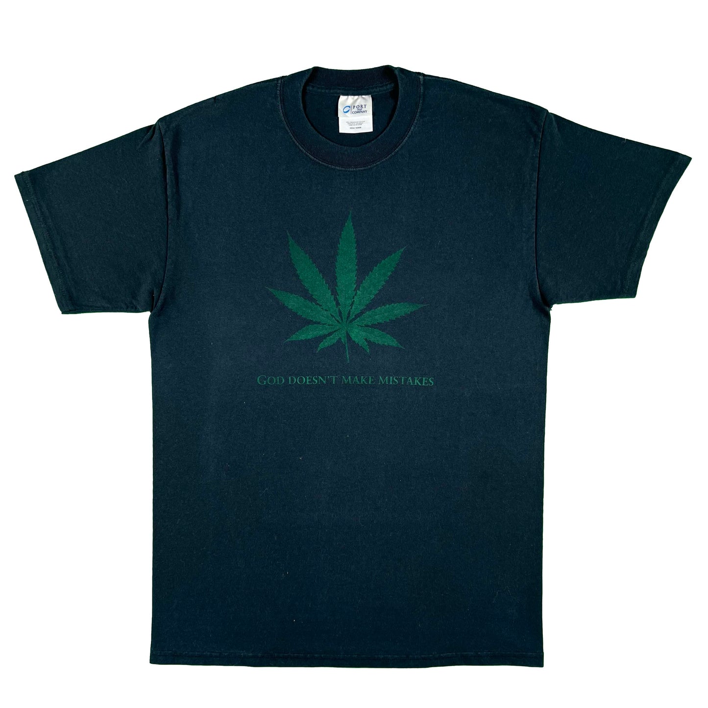 God Doesn't Make Mistakes Weed Tee- M