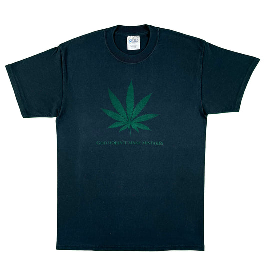God Doesn't Make Mistakes Weed Tee- M