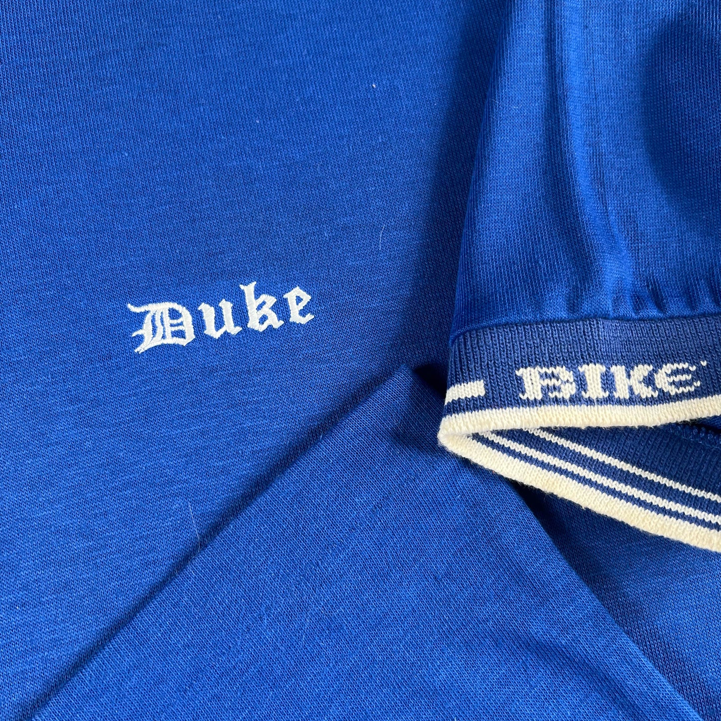 80s Duke Blue Devils Polo Shirt- L