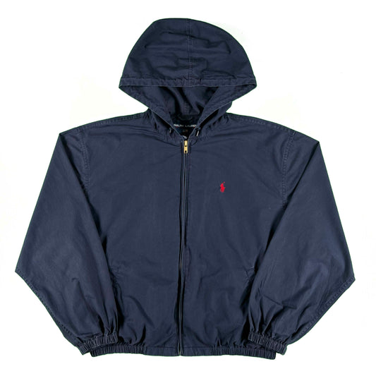 90s Ralph Lauren Polo Sport Hooded Cotton Jacket- M
