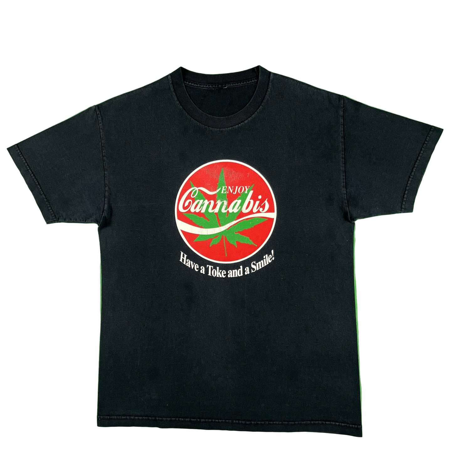 Have a Toke and Smile Cannabis Tee- L