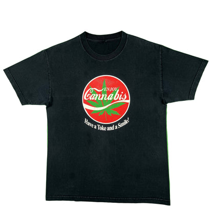 Have a Toke and Smile Cannabis Tee- L