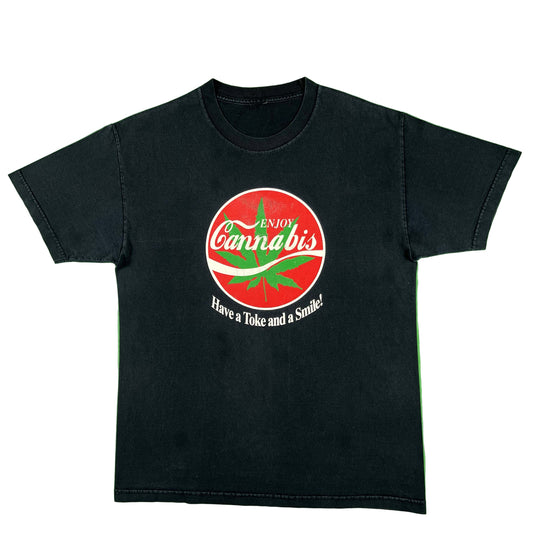 Have a Toke and Smile Cannabis Tee- L