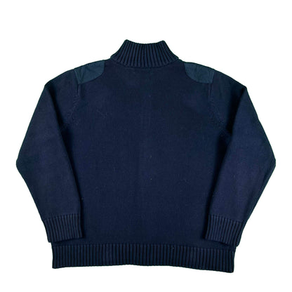 00s Lauren Ralph Lauren Navy Knit Zip Up- L