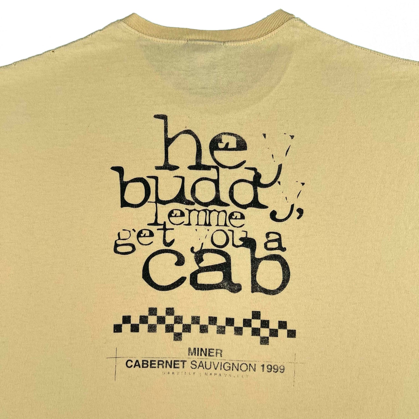 90s 'Hey Buddy Lemme get you a Cab' Tee- XL