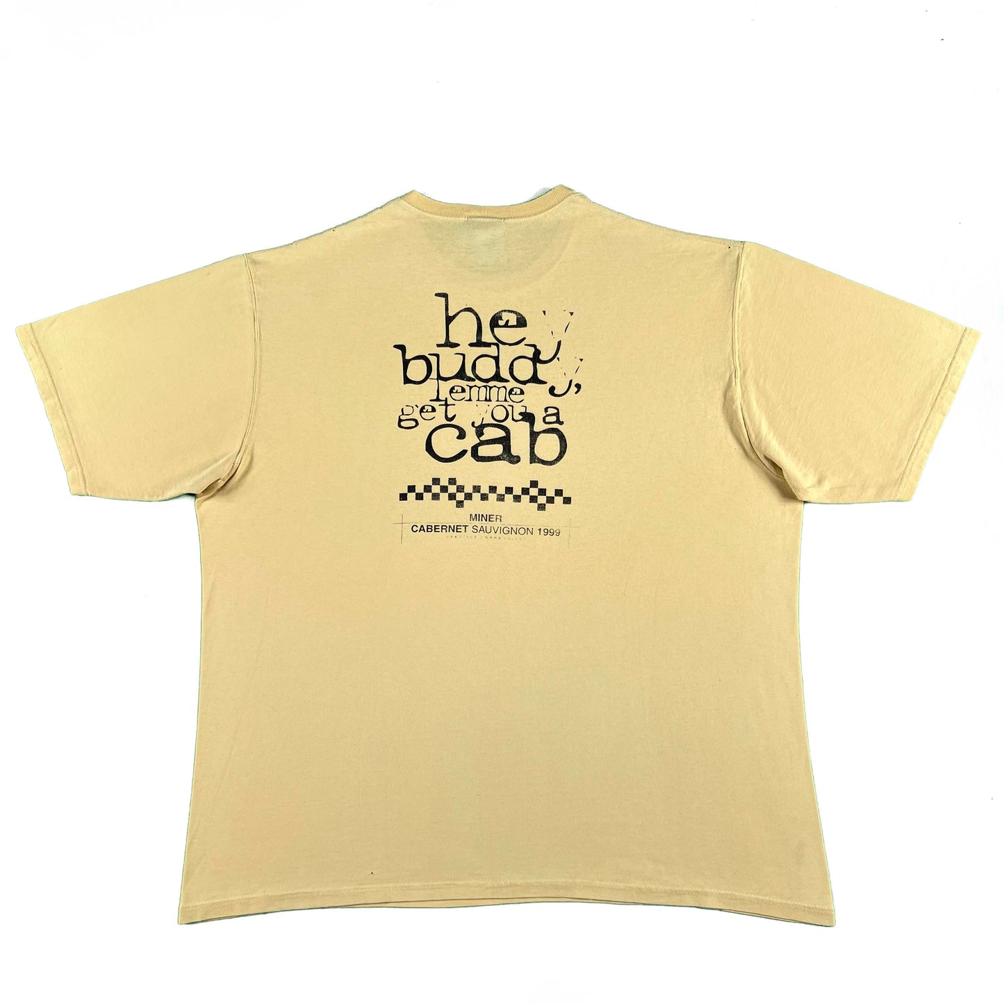 90s 'Hey Buddy Lemme get you a Cab' Tee- XL