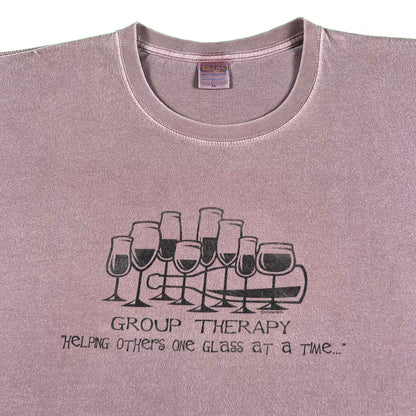 00s Group Therapy Wine Tee- XL
