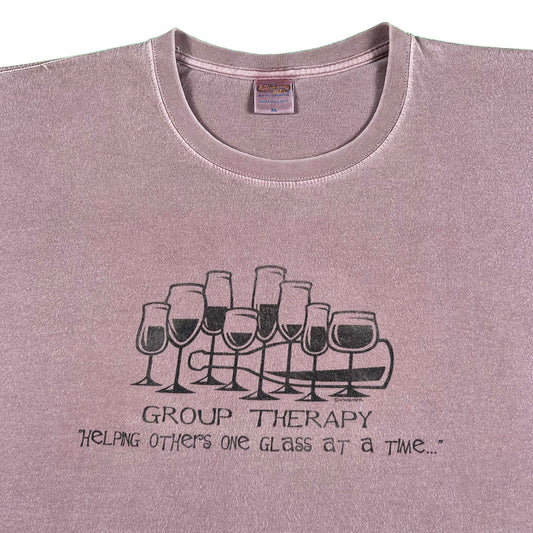 00s Group Therapy Wine Tee- XL