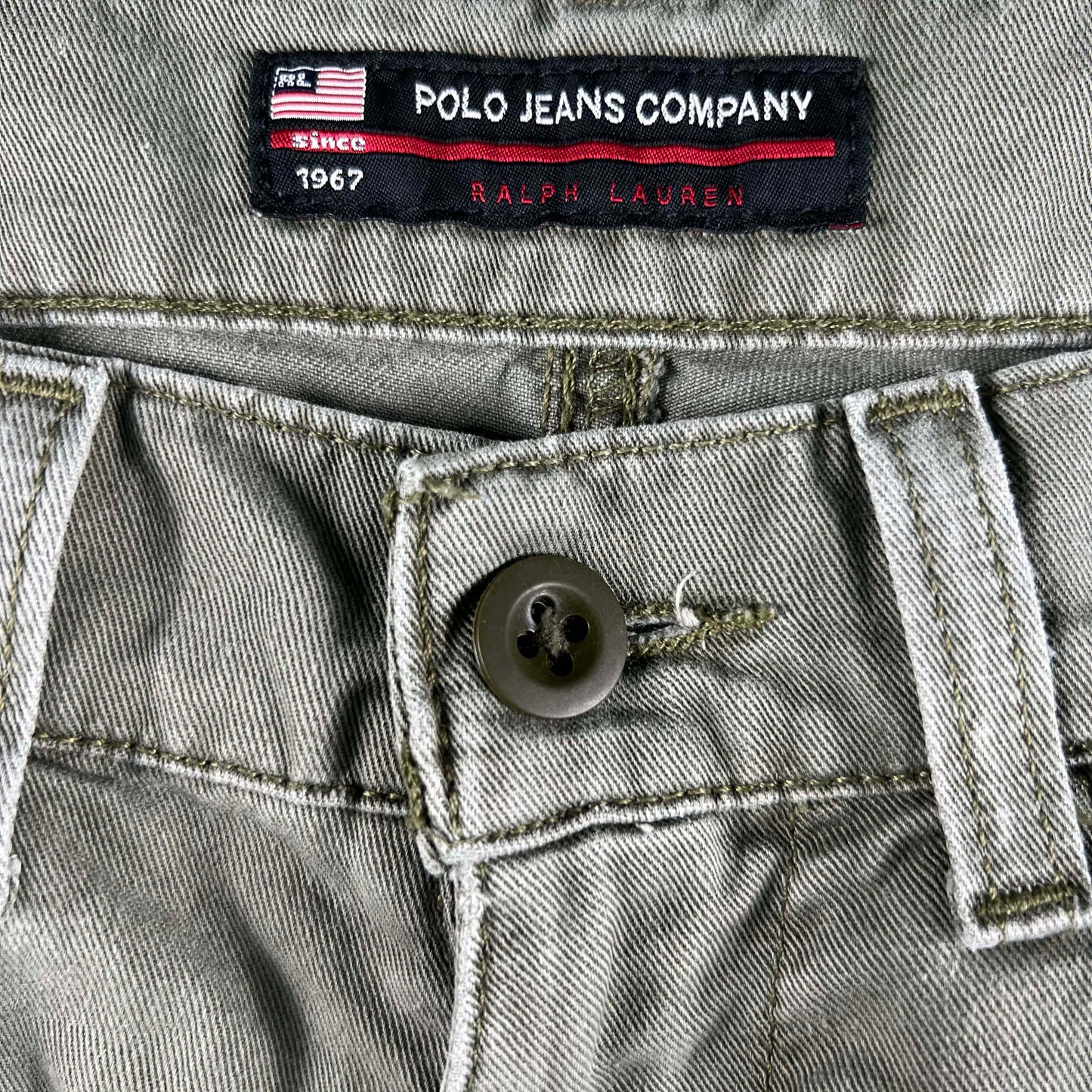 00s Polo Jeans Co Ralph Lauren 'Freighter' Cargo Shorts- 32x13