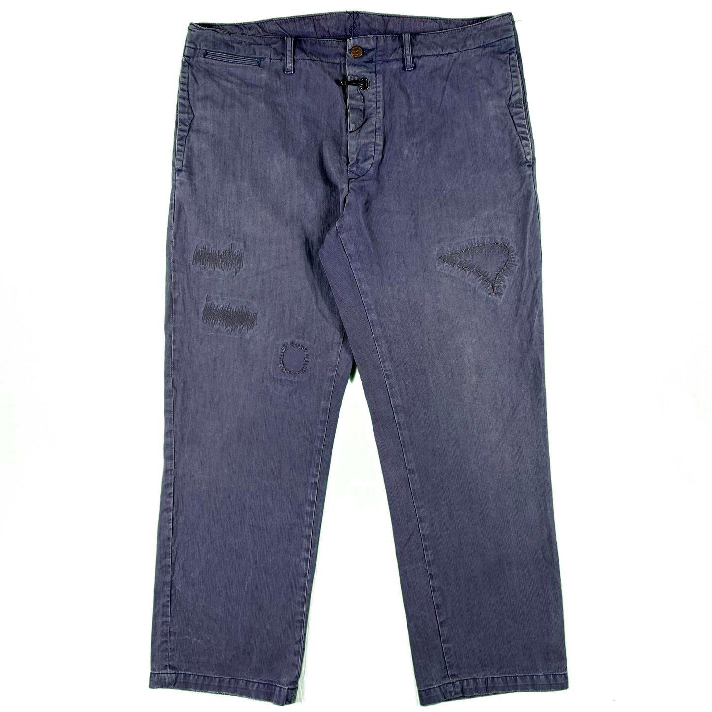 00s Polo by Ralph Lauren Purple HBT Pants- 36x29