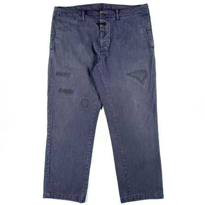 00s Polo by Ralph Lauren Purple HBT Pants- 36x29