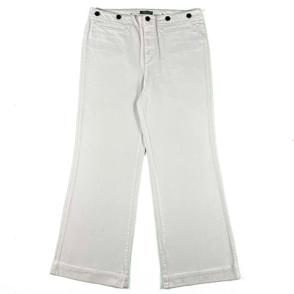 00s Lauren Jean Ralph Lauren Denim Sailor Pants- 34x32