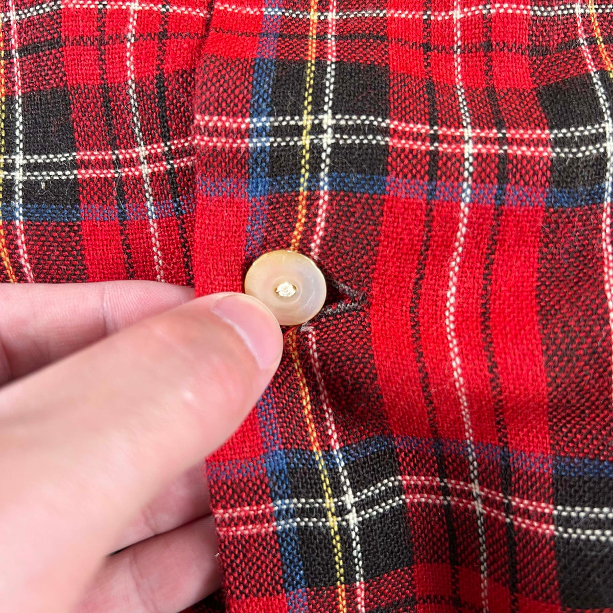 40s/50s 'American Field' Hunting Vest + Red Plaid Flannel- XL