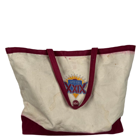 1995 Super Bowl XXIX Canvas Tote Bag