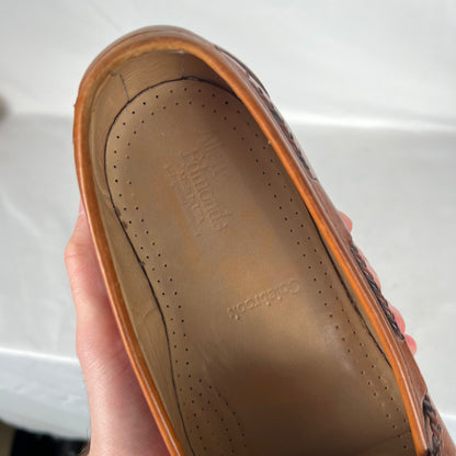 90s Allen Edmonds Leather Bow Tie Loafers- M's 10, W's 11.5