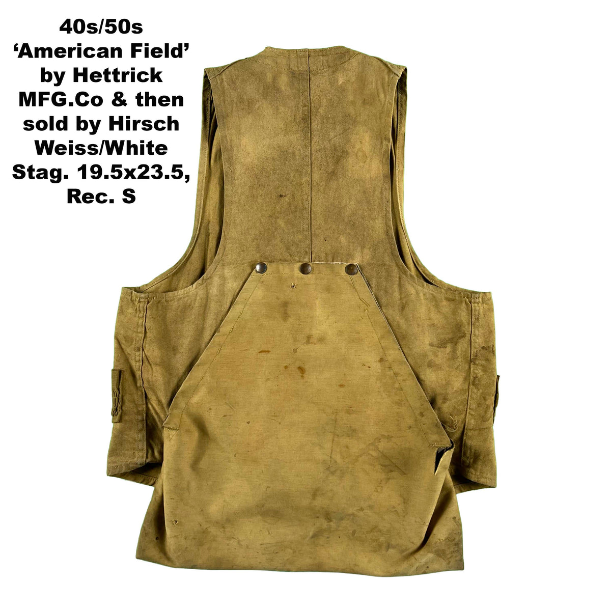 Vintage(Mainly 1950s/60s) Hunting Vests- SELECT VEST