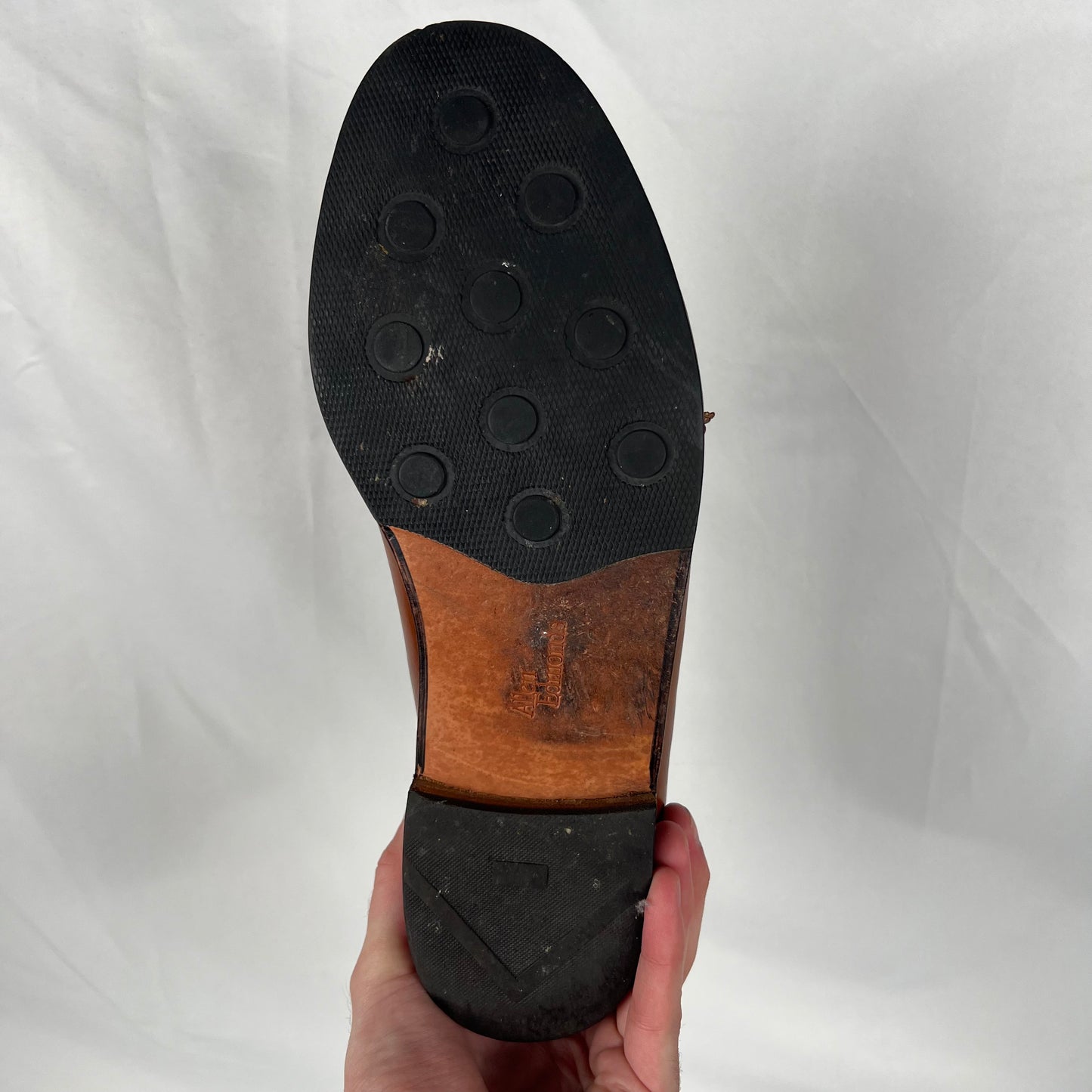 90s Allen Edmonds Leather Bow Tie Loafers- M's 10, W's 11.5