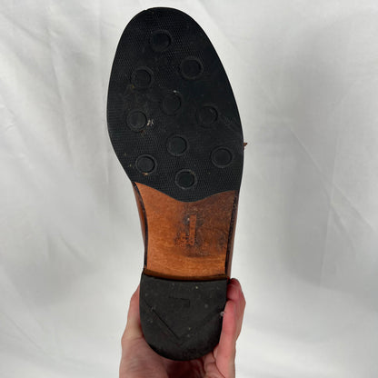 90s Allen Edmonds Leather Bow Tie Loafers- M's 10, W's 11.5