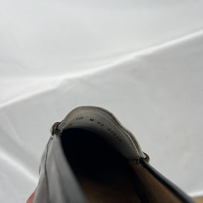 00s Black & White Leather Weejuns Loafers- M's 8.5, W's 10