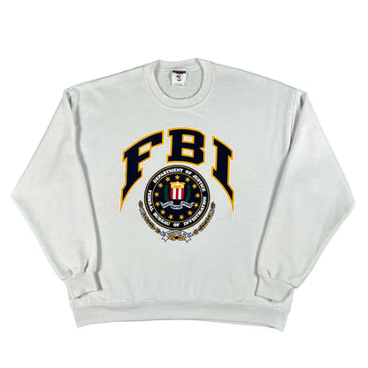 90s Boxy FBI Sweatshirt- XL