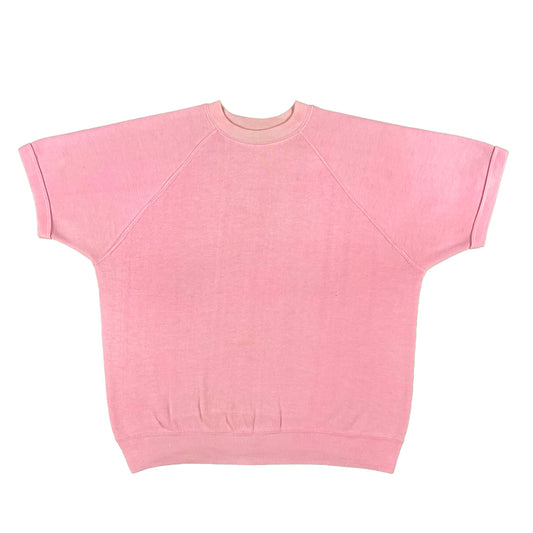 60s Pink Springfoot Shortsleeve Sweatshirt- L