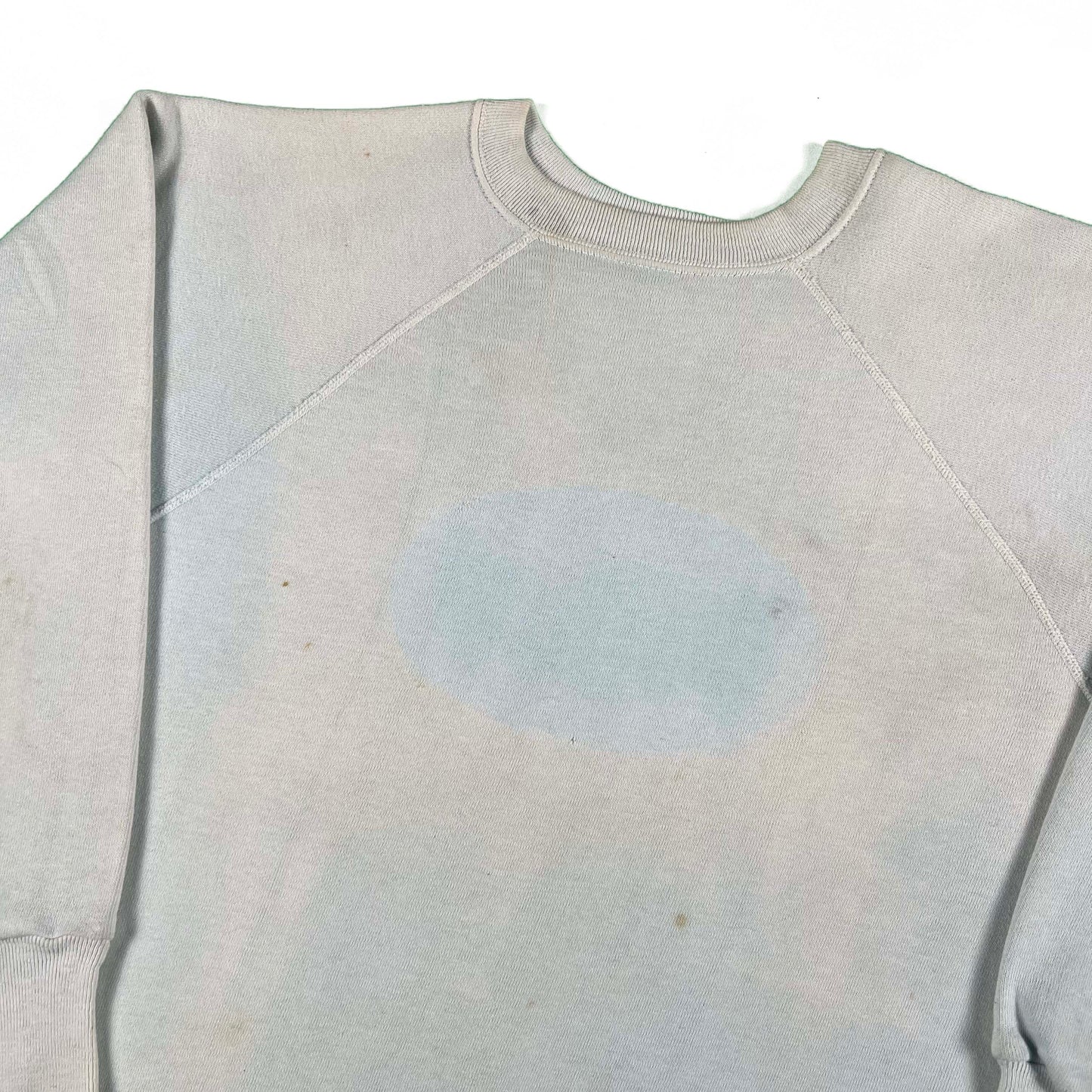 60s Sun Faded Baby Blue Towncraft Sweatshirt- M