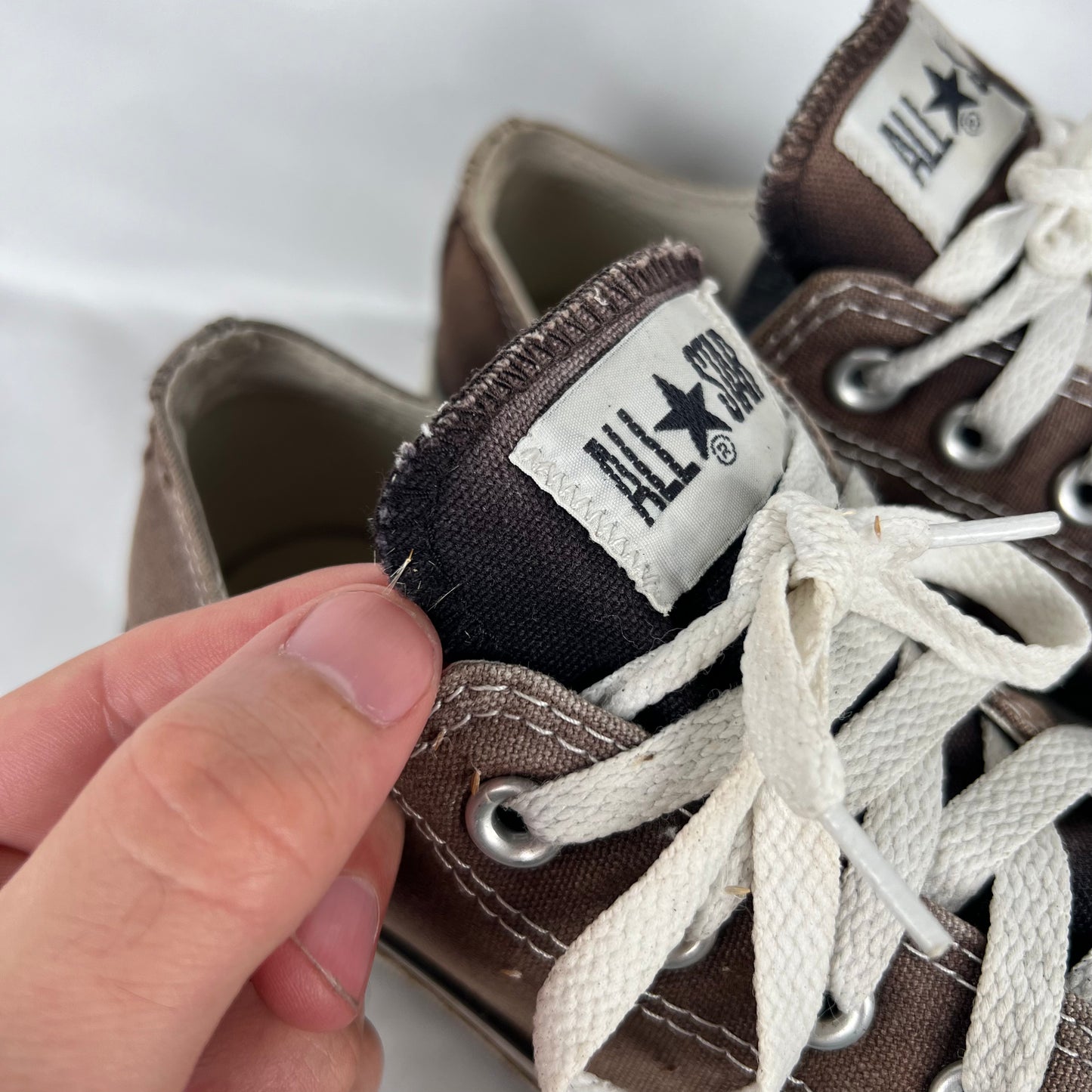 Sun Faded Black Converse- M's 7, W's 8.5