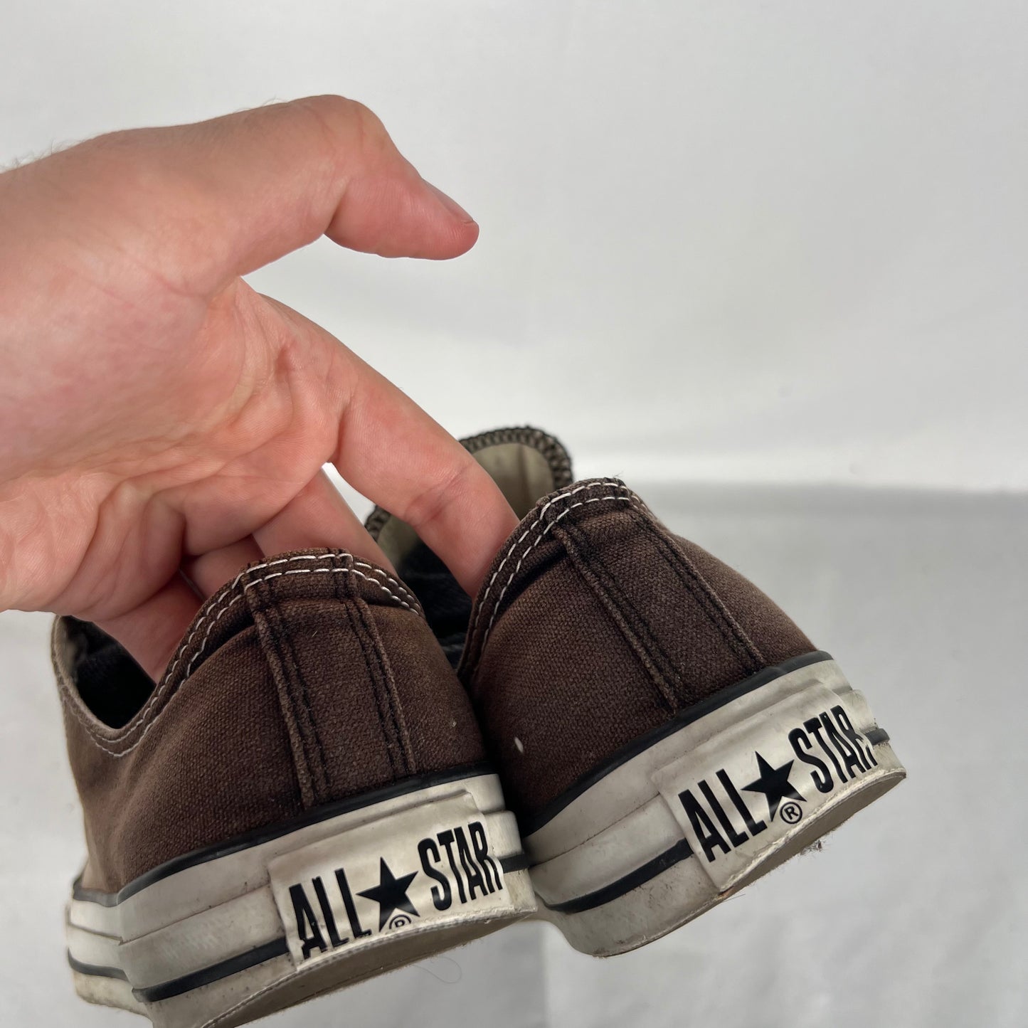 Sun Faded Black Converse- M's 7, W's 8.5