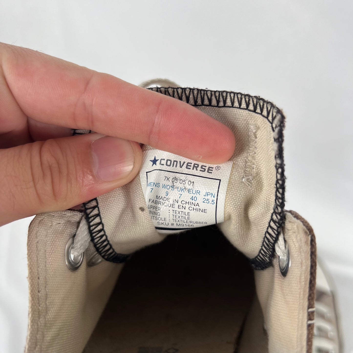 Sun Faded Black Converse- M's 7, W's 8.5