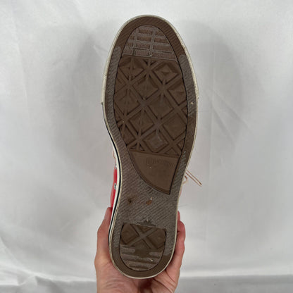 Sun Faded Red High Top Converse- M's 10, W's 11.5