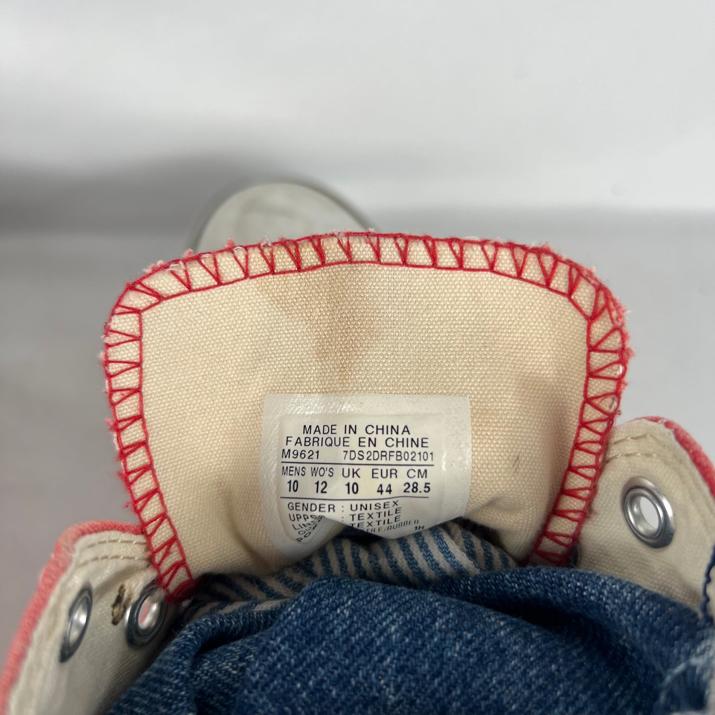 Sun Faded Red High Top Converse- M's 10, W's 11.5