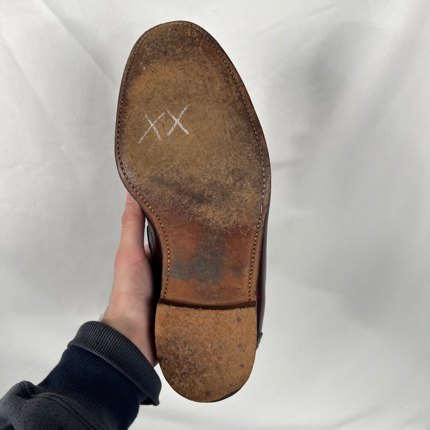 90s Dack's Mahogany Brown Leather Tassel Loafers- M's 13, W's 14.5